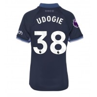 Tottenham Hotspur Destiny Udogie #38 Udebanetrøje Dame 2023-24 Kortærmet